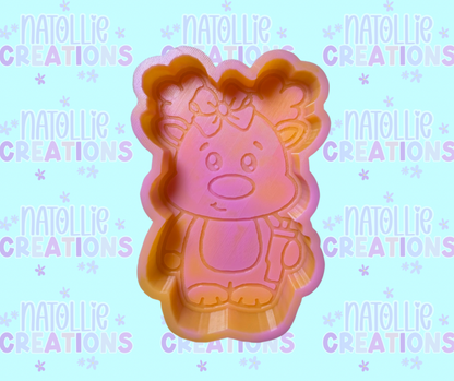 Boojee Reindeer Freshie Silicone Mold