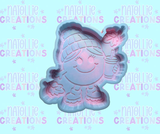 Little Miss Leaves Freshie Silicone Mold