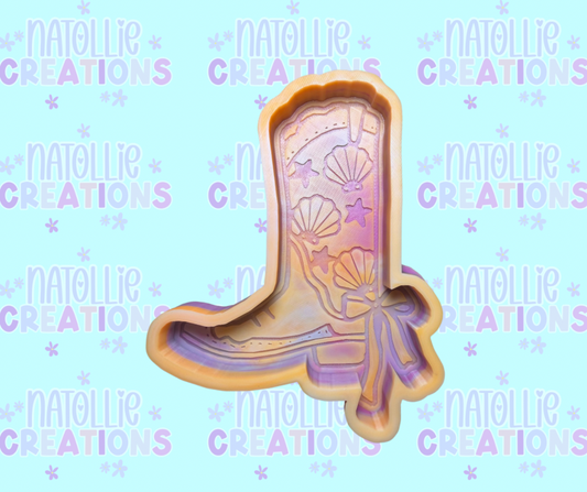 Summer Cowboy Boot Freshie Silicone Mold