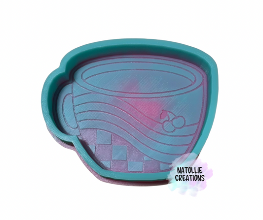 Groovy Coffee Mug Freshie Silicone Mold