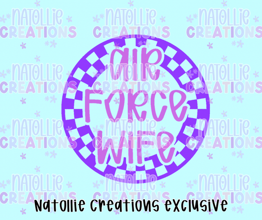 Air Force Wife Insert Freshie Silicone Mold