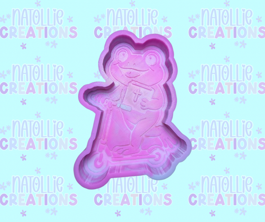 Scooter Frog Freshie Silicone Mold