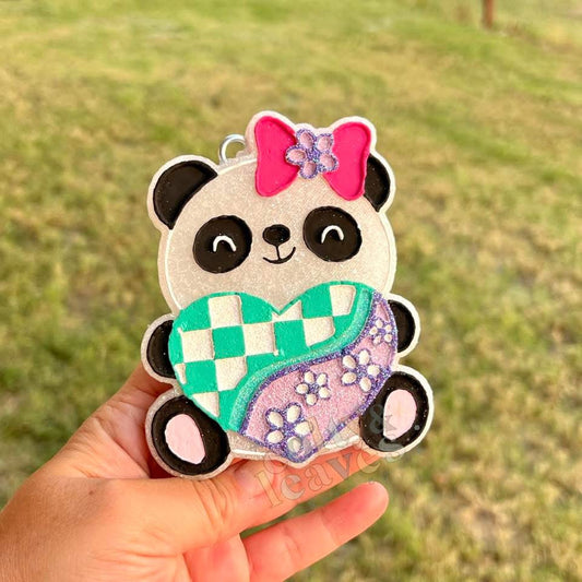 Retro Panda Freshie Silicone Mold