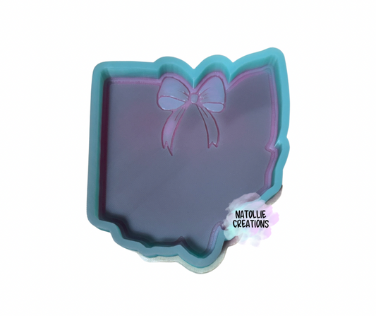 Ohio W/ Bow Freshie Silicone Mold