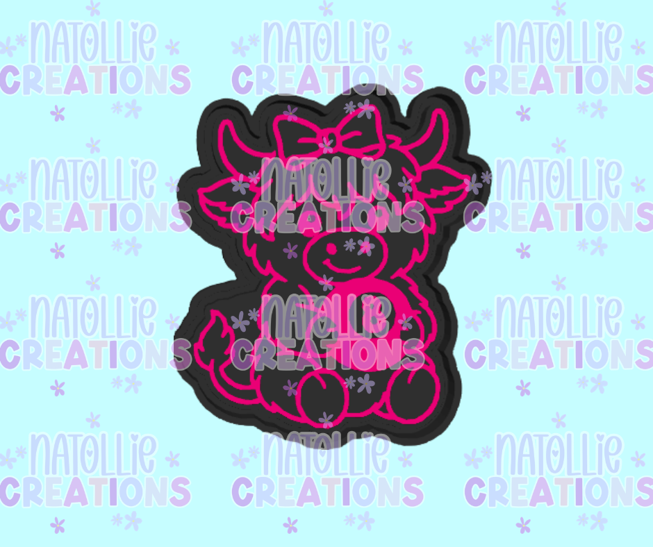 8 Ball Highland Freshie Silicone Mold