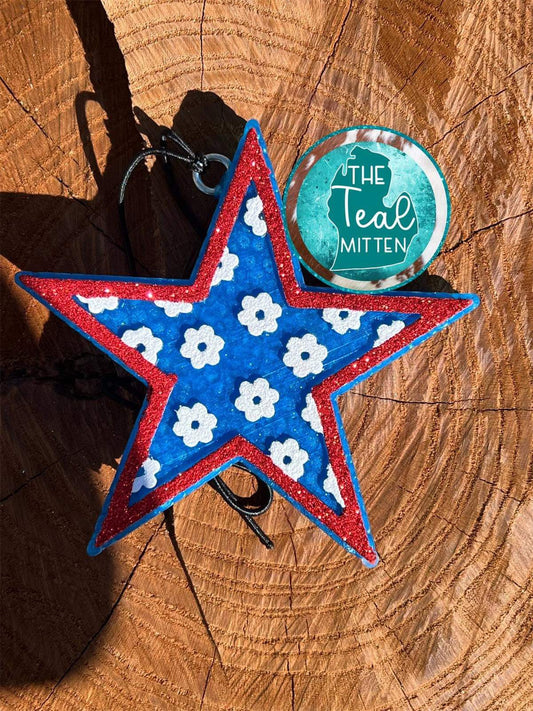 Floral Star Freshie Silicone Mold