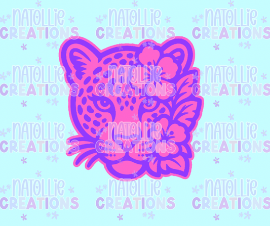 Floral Leopard Freshie Silicone Mold