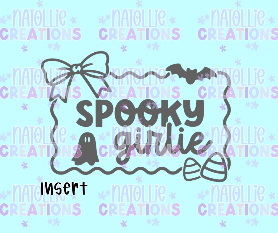 Spooky Girlie Candy Corn Frame Insert Freshie Silicone Mold
