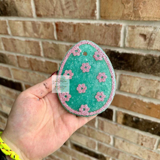 Floral Easter Egg Freshie Silicone Mold
