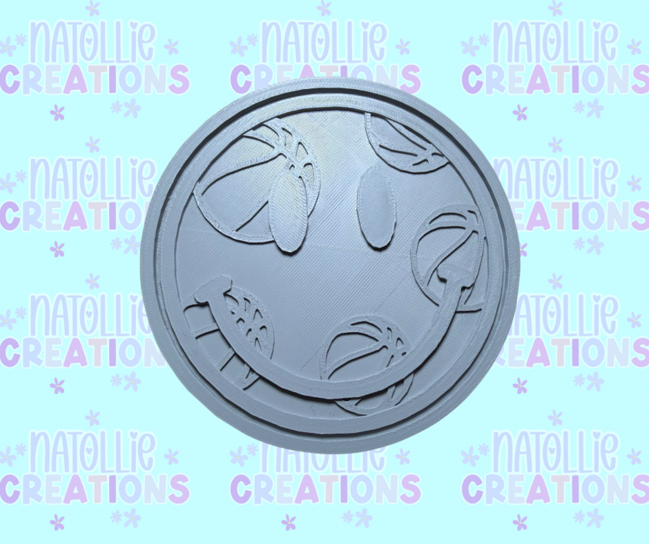 Basketball Smiley Insert Freshie Silicone Mold