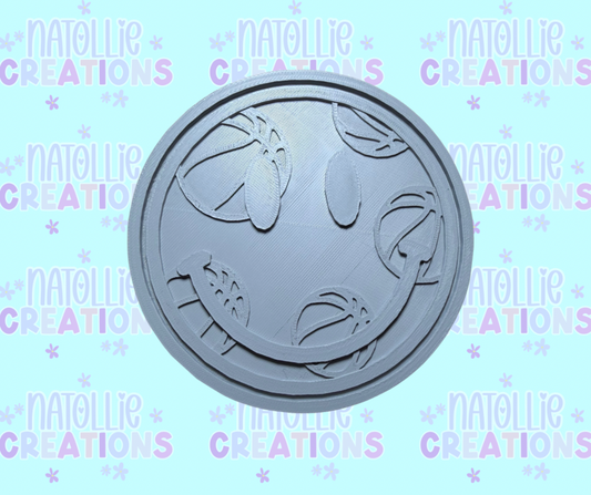 Basketball Smiley Insert Freshie Silicone Mold