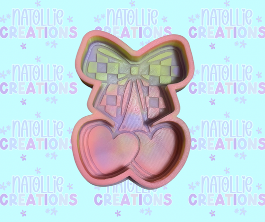 Conversation Heart Cherry Freshie Silicone Mold