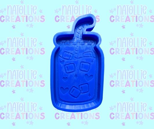 Heart Iced Drink Freshie Silicone Mold