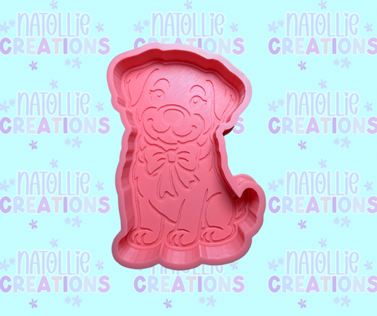 Rottweiler W/ Bow Freshie Silicone Mold