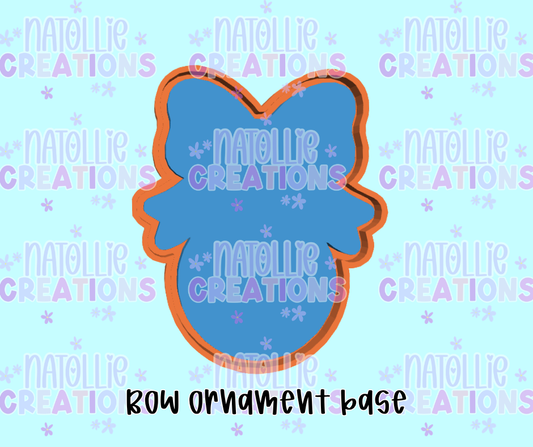 Bow Ornament Blank Freshie Silicone Mold