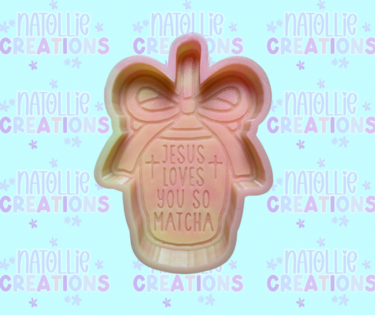 Jesus Loves You A Matcha Freshie Silicone Mold
