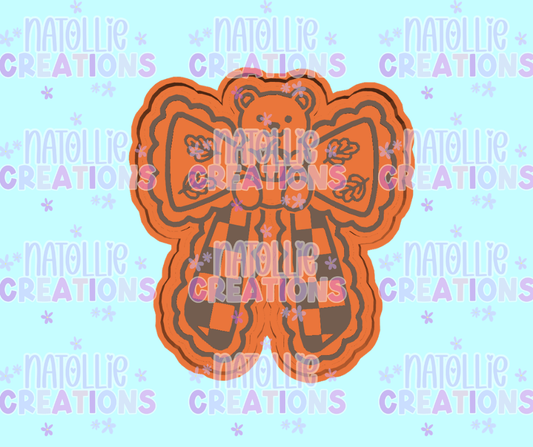 Pumpkin Gummy Bear Bow Freshie Silicone Mold