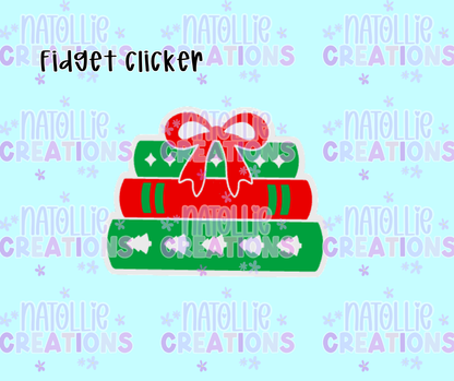 Christmas Bookstack Clicker Fidget