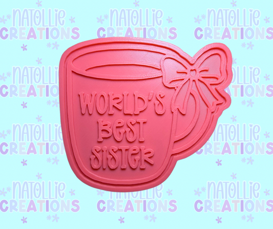Best Sister Mug Insert Freshie Silicone Mold