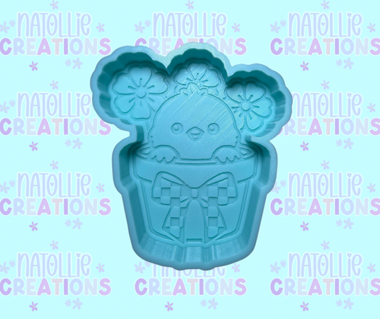 Chick In Pot Freshie Silicone Mold