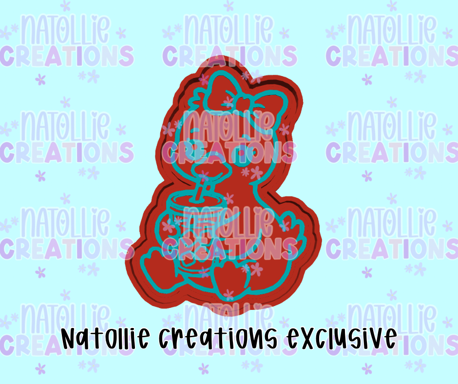 Iced Drink Goose Freshie Silicone Mold