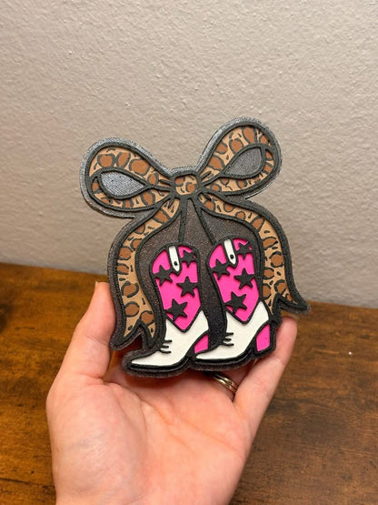 Cowboy Boot Cherry Freshie Silicone Mold