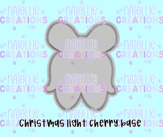 Christmas Lightbulb Cherry Blank Freshie Silicone Mold