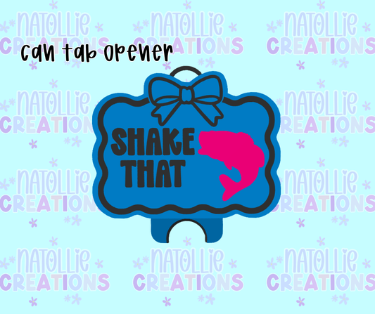 Shake That Can Tab Opener Keychain