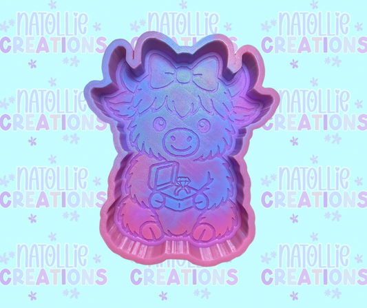 Engagement Highland Freshie Silicone Mold
