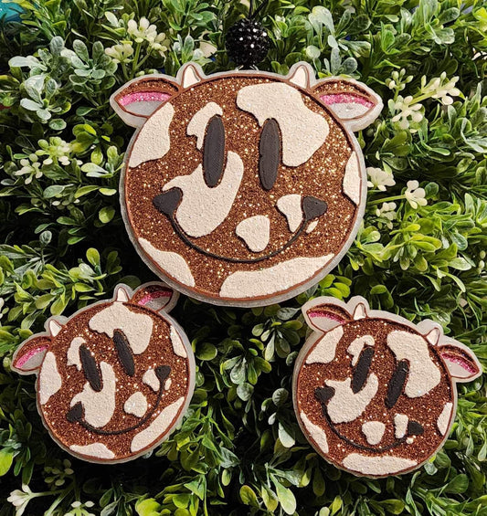 Cow Smiley Freshie Silicone Mold