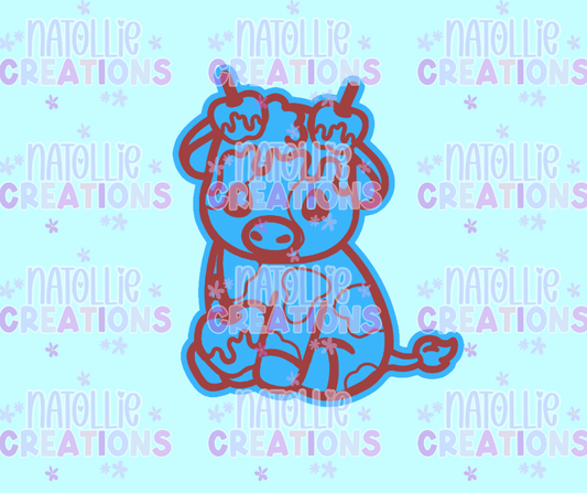 Cutie Candy Apple Cow Freshie Silicone Mold
