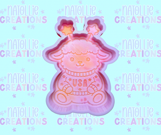 USA Lamb Freshie Silicone Mold