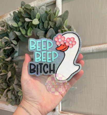 Beep Beep Bitch Goose Freshie Silicone Mold