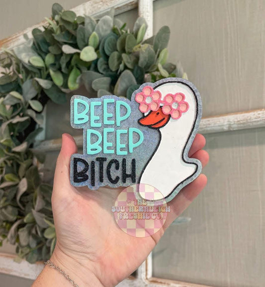 Beep Beep Bitch Goose Freshie Silicone Mold