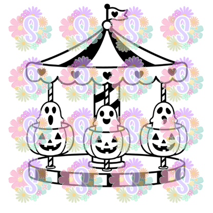 COLORING PAGE - FALL & SPOOKY