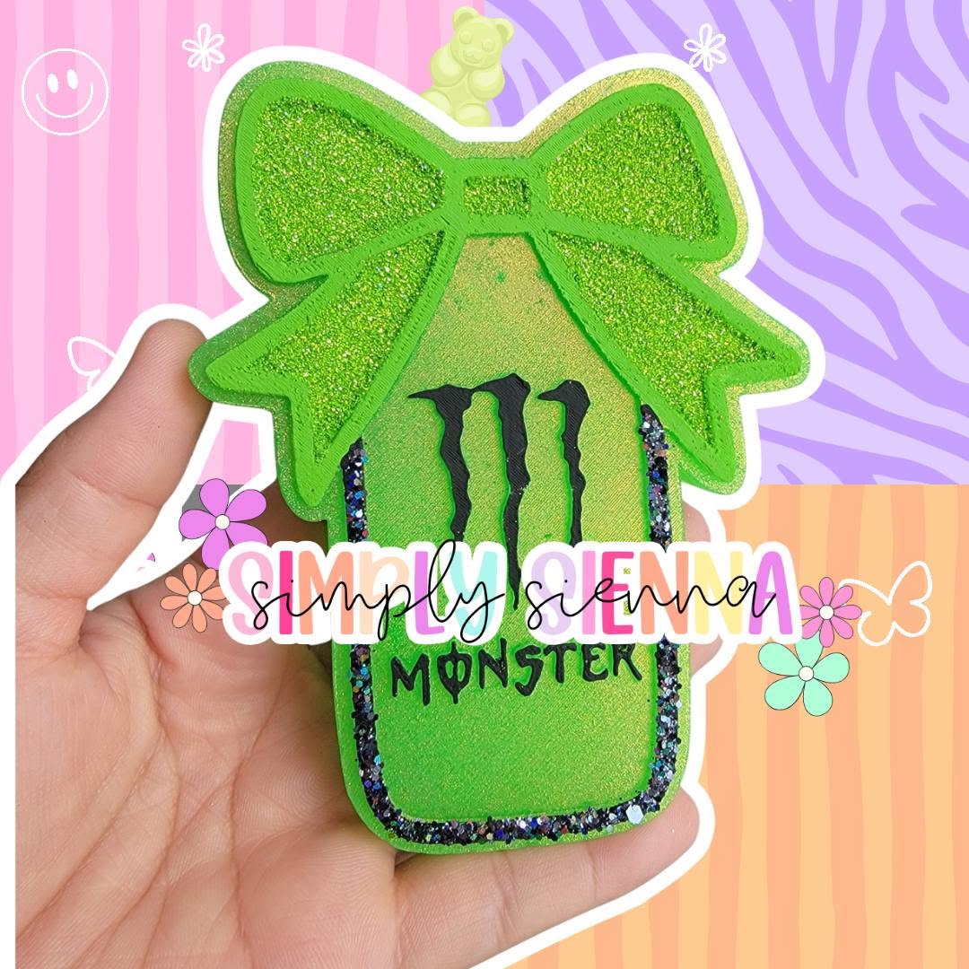 Energy Drink Can With Bow - FRESHIE