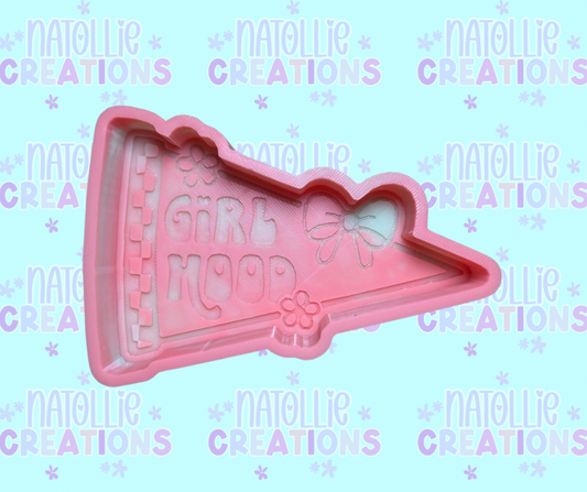 Girl Hood Flag Freshie Silicone Mold