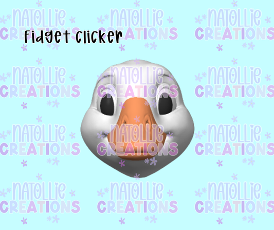 Goose Head Clicker Fidget