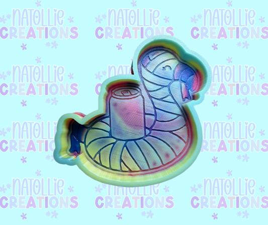 Can Mummy Floatie Freshie Silicone Mold