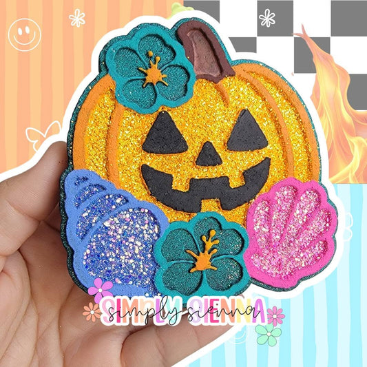 Summerween Beach Seashell Pumpkin - FRESHIE