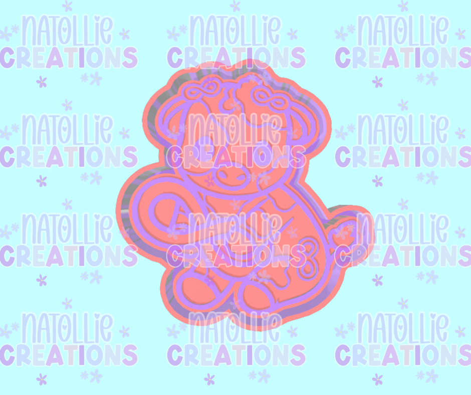 Autism Cutie Cow Freshie Silicone Mold