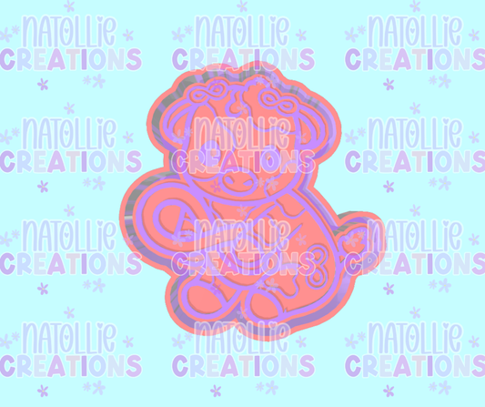 Autism Cutie Cow Freshie Silicone Mold