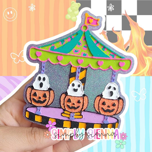 Spooky Carnival Ghost Carousel - FRESHIE