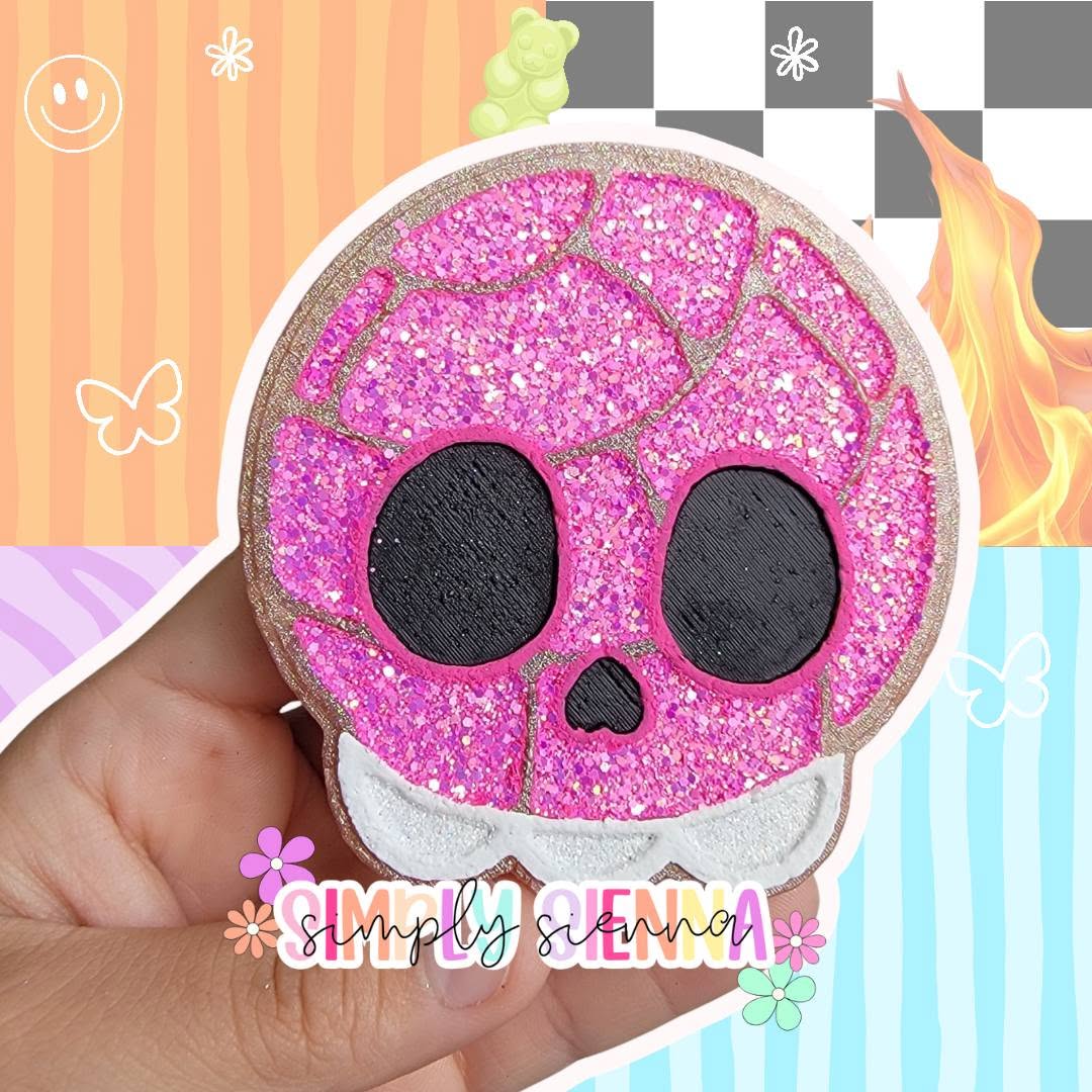 Skull Concha Sweet Bread Pan Dulce - FRESHIE