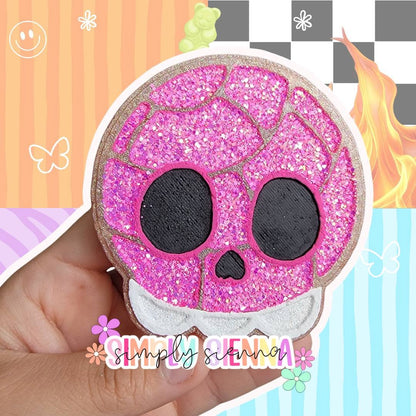 Skull Concha Sweet Bread Pan Dulce - FRESHIE
