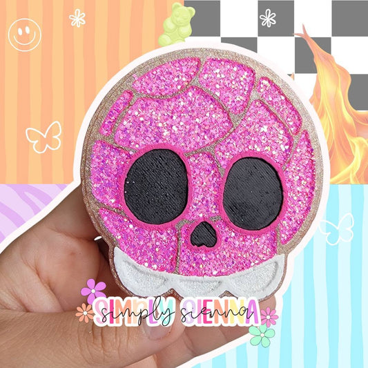 Skull Concha Sweet Bread Pan Dulce - FRESHIE
