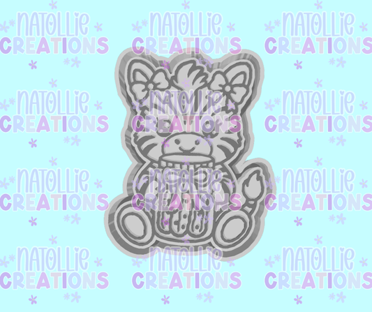 Zebra W/ Pickle Jar Freshie Silicone Mold