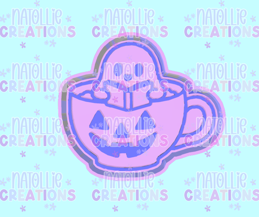 Reading Ghost Mug Freshie Silicone Mold