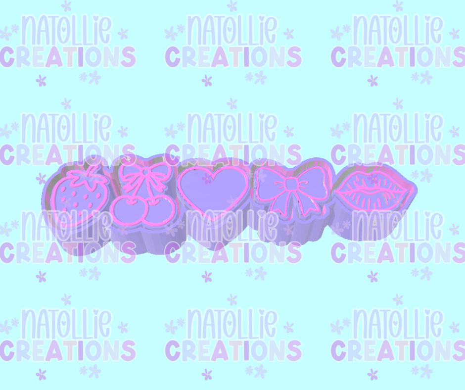 Sweet & Sassy Charm Freshie Silicone Mold