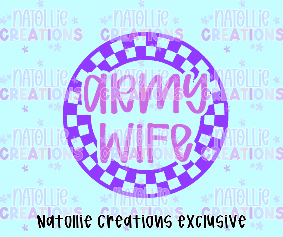 Army Wife Insert Freshie Silicone Mold